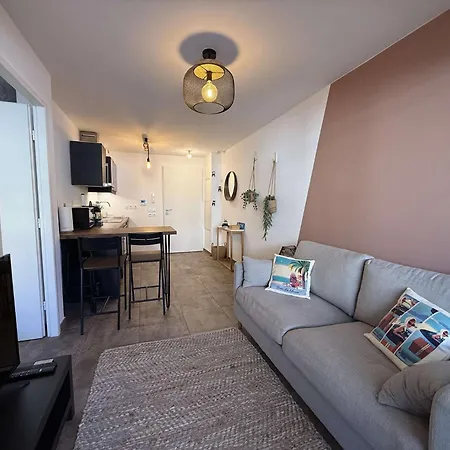 Lejlighed T2 Centre Ville/plage/commerces/clim *